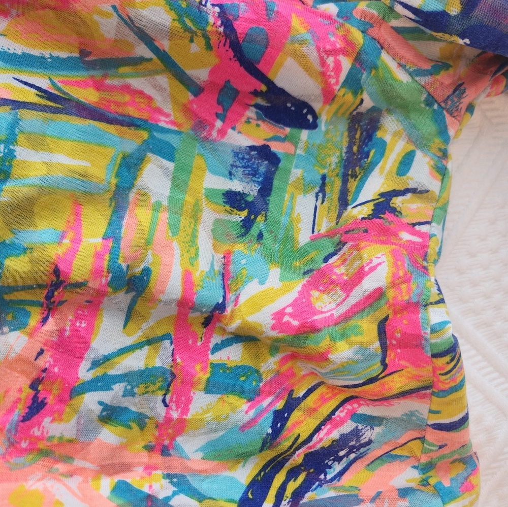 Colorful Button-Up Tunic - Picture 11 of 12